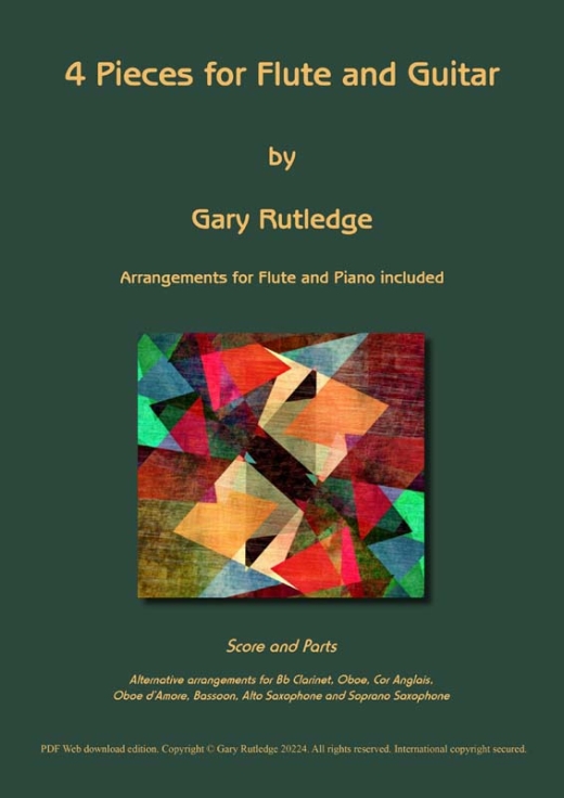 01-4 Pieces for Flute and Guitar-plus Piano accompaniment 1