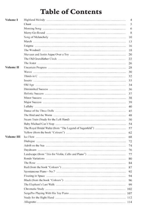 03 PIeces for Piano-Complete Set-3