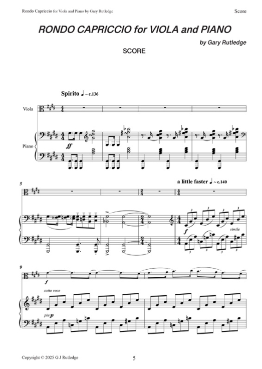 03 Rondo  Capriccio for Viola and Piano 3