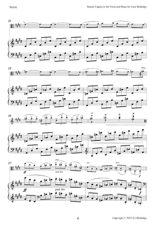 04 Rondo  Capriccio for Viola and Piano 4