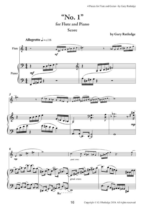 05-4 Pieces for Flute and Guitar-plus Piano accompaniment 16
