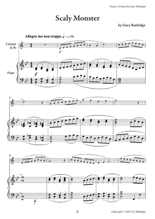 05-Pennys Circus for Clarinet and Piano 8