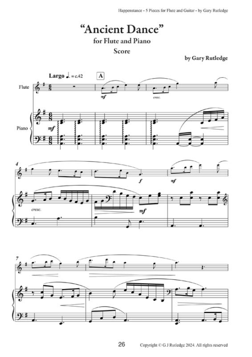 05 Happenstance-5 Pieces for Fuitar-plus Piano accompaniment 26