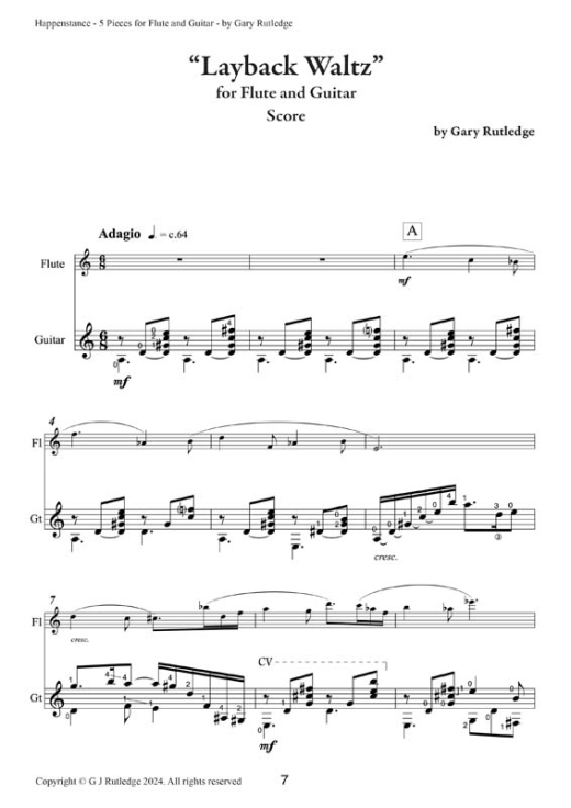 06 Happenstance-5 Pieces for Fuitar-plus Piano accompaniment 7
