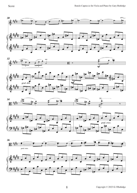 06 Rondo  Capriccio for Viola and Piano 6