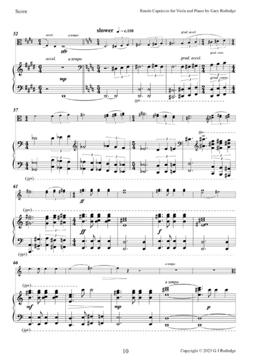 08 Rondo  Capriccio for Viola and Piano 8