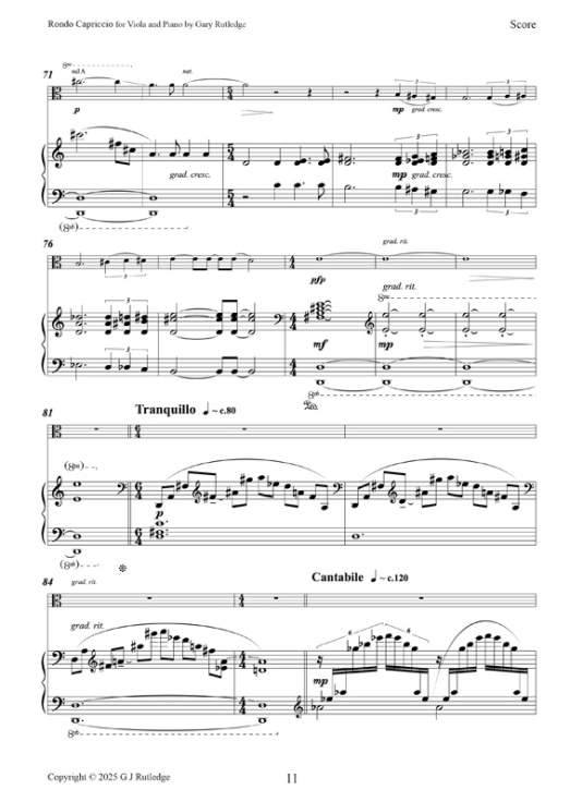 09 Rondo  Capriccio for Viola and Piano 9