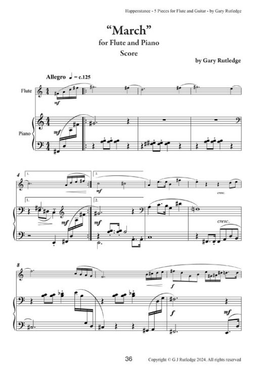 11 Happenstance-5 Pieces for Fuitar-plus Piano accompaniment 36