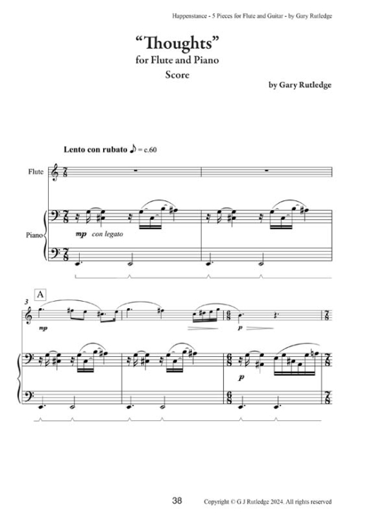 14 Happenstance-5 Pieces for Fuitar-plus Piano accompaniment 38