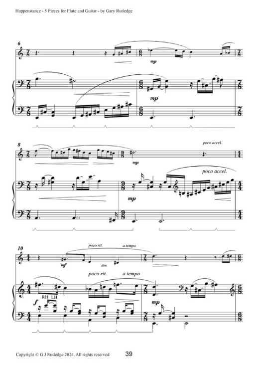 15 Happenstance-5 Pieces for Fuitar-plus Piano accompaniment 39