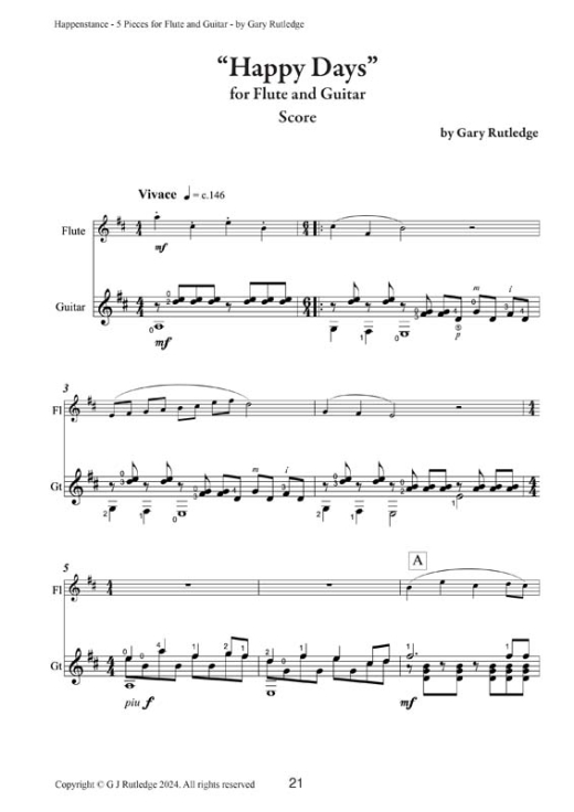 16 Happenstance-5 Pieces for Fuitar-plus Piano accompaniment 21