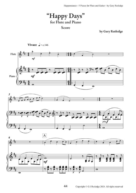 18 Happenstance-5 Pieces for Fuitar-plus Piano accompaniment 44