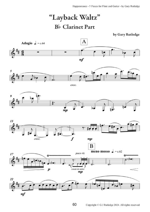 20 Happenstance-5 Pieces for Fuitar-plus Piano accompaniment 60