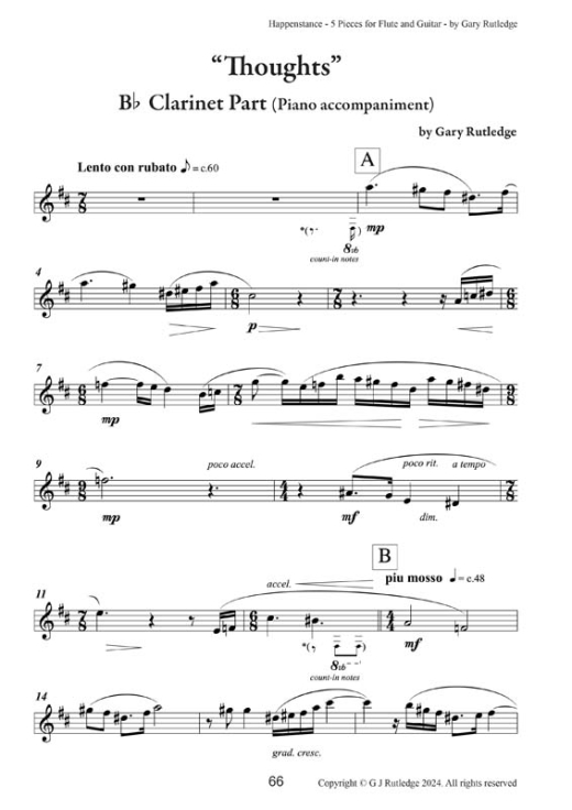 21 Happenstance-5 Pieces for Fuitar-plus Piano accompaniment 66