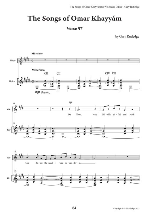 The Songs of Omar Khayyam-Guitar-Web Page 34