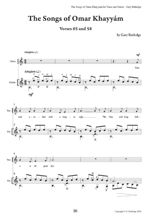 The Songs of Omar Khayyam-Guitar-Web Page 36